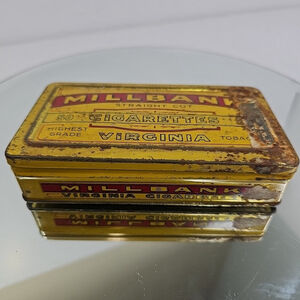 Millbank Cigarette Straight Cut Tin Imperial Tobacco Company of Montreal